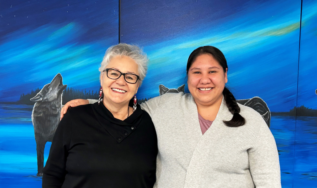 Meet the Culture and Language Revitalization Team – Audrey Isaac and Mary-Beth Wysote