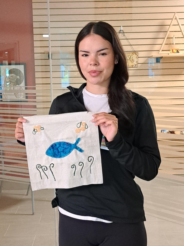 Waqatasg Elders Stitch Their Story into Communal Quilt